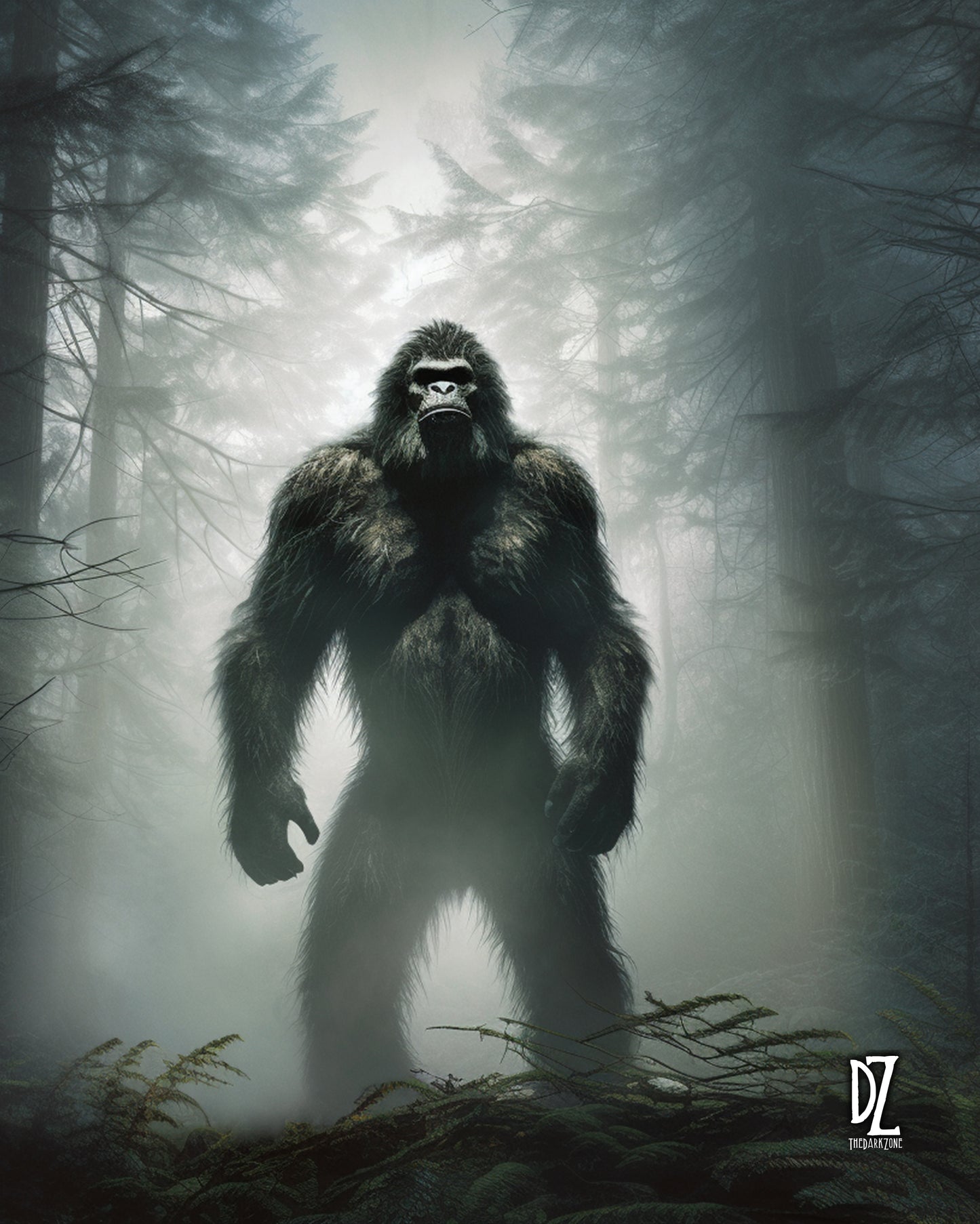 TDZ Bigfoot - 8x10 Metal Print