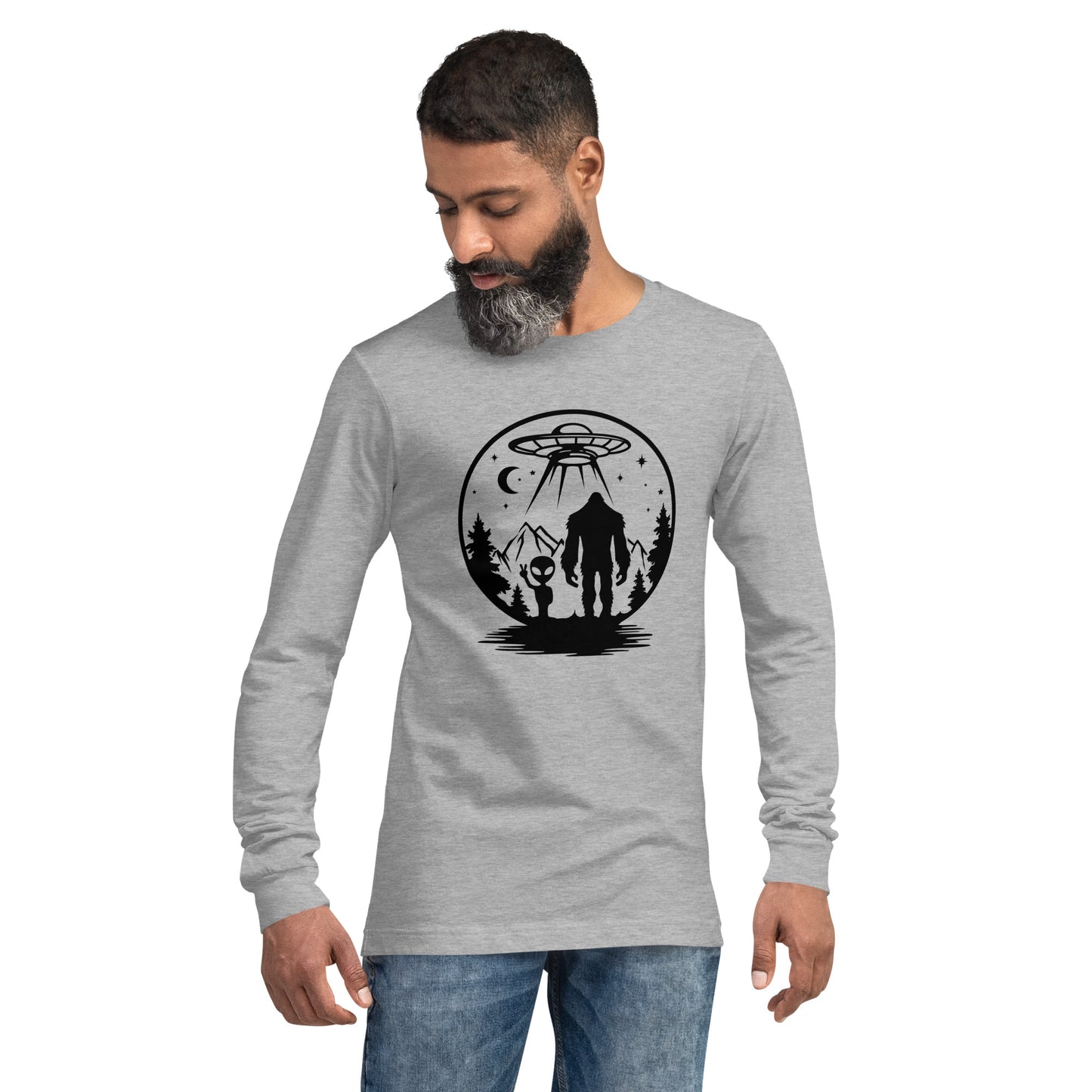 "We're Here" / Unisex Long Sleeve Tee