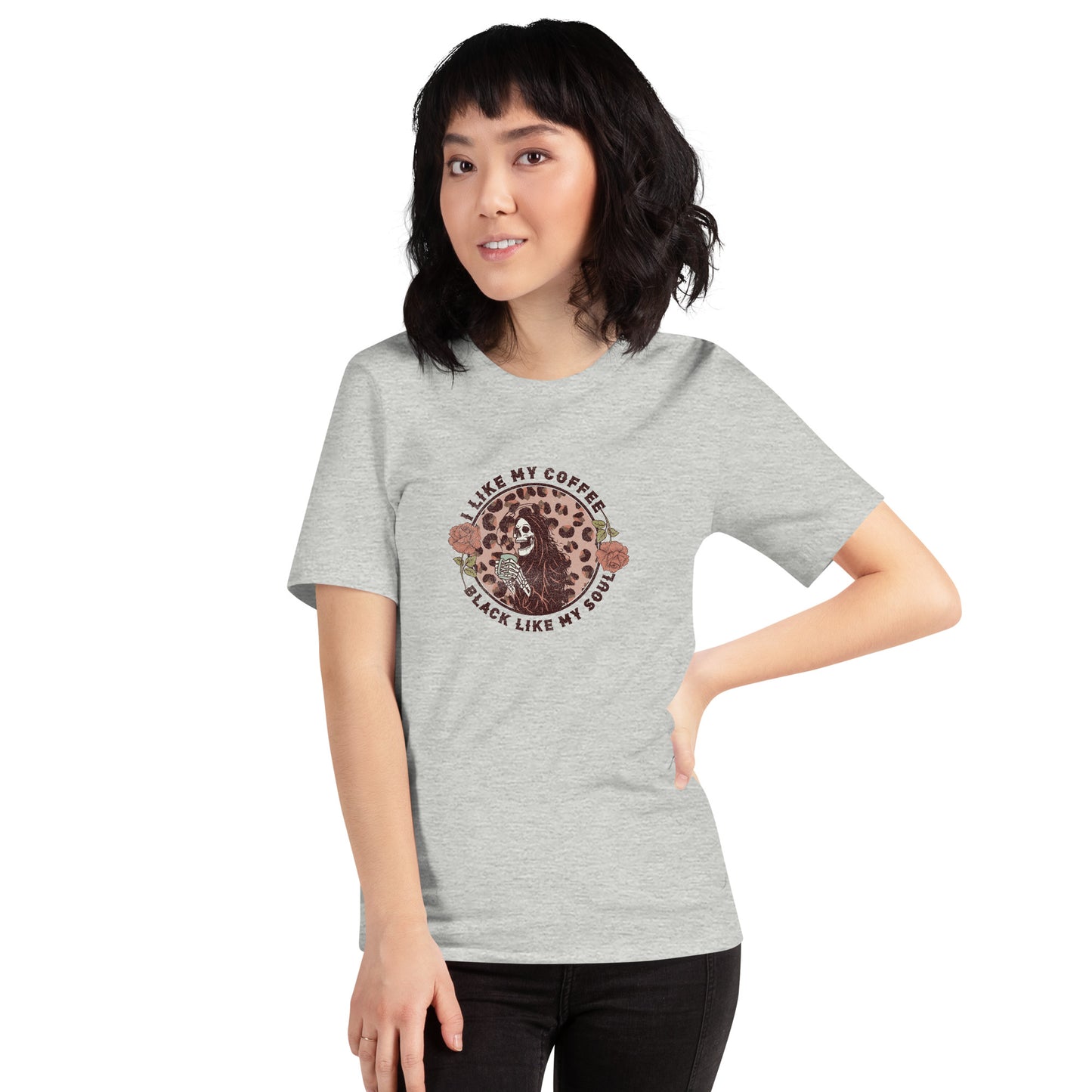 "I Like My Coffee Black Like My Soul" / Unisex t-shirt