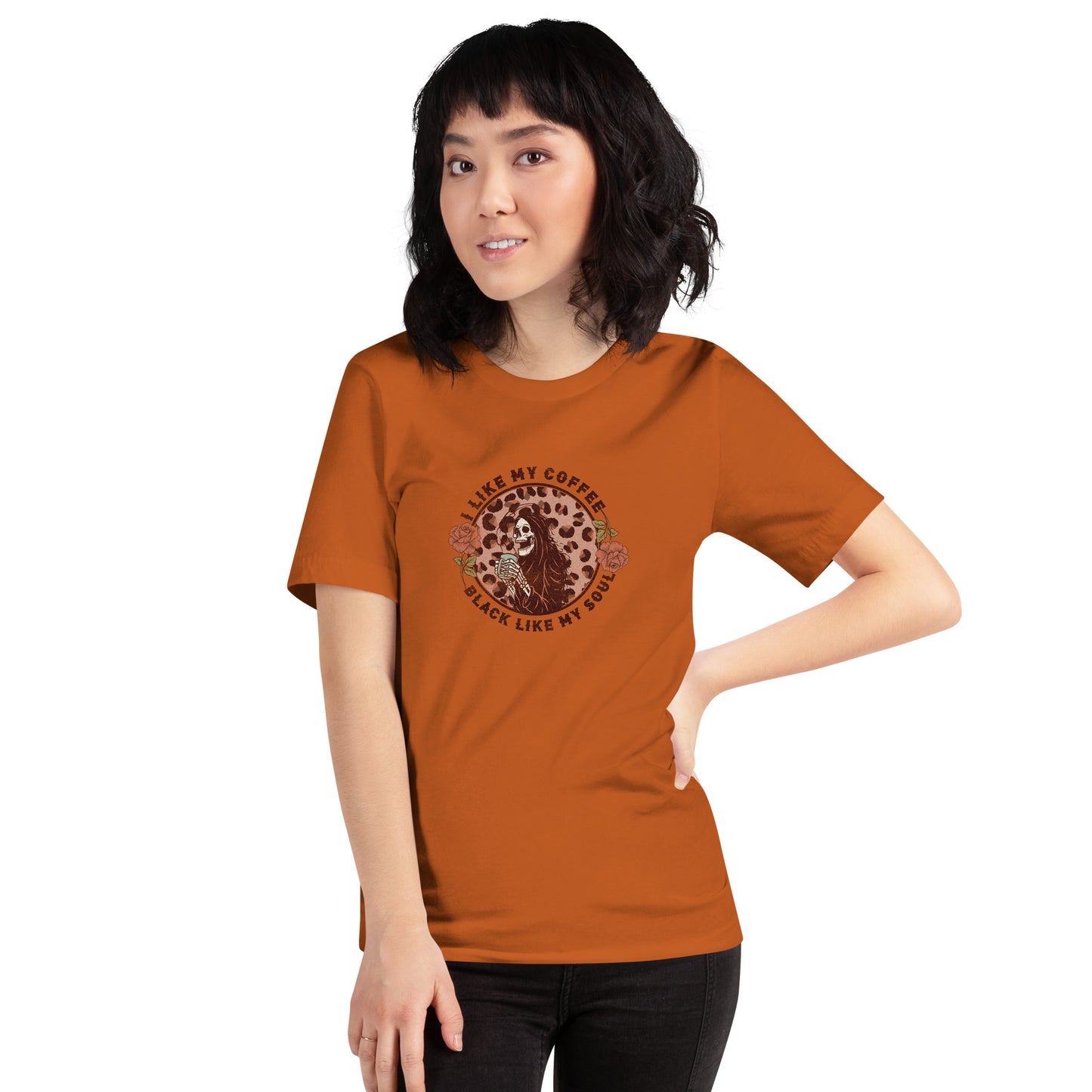"I Like My Coffee Black Like My Soul" / Unisex t-shirt