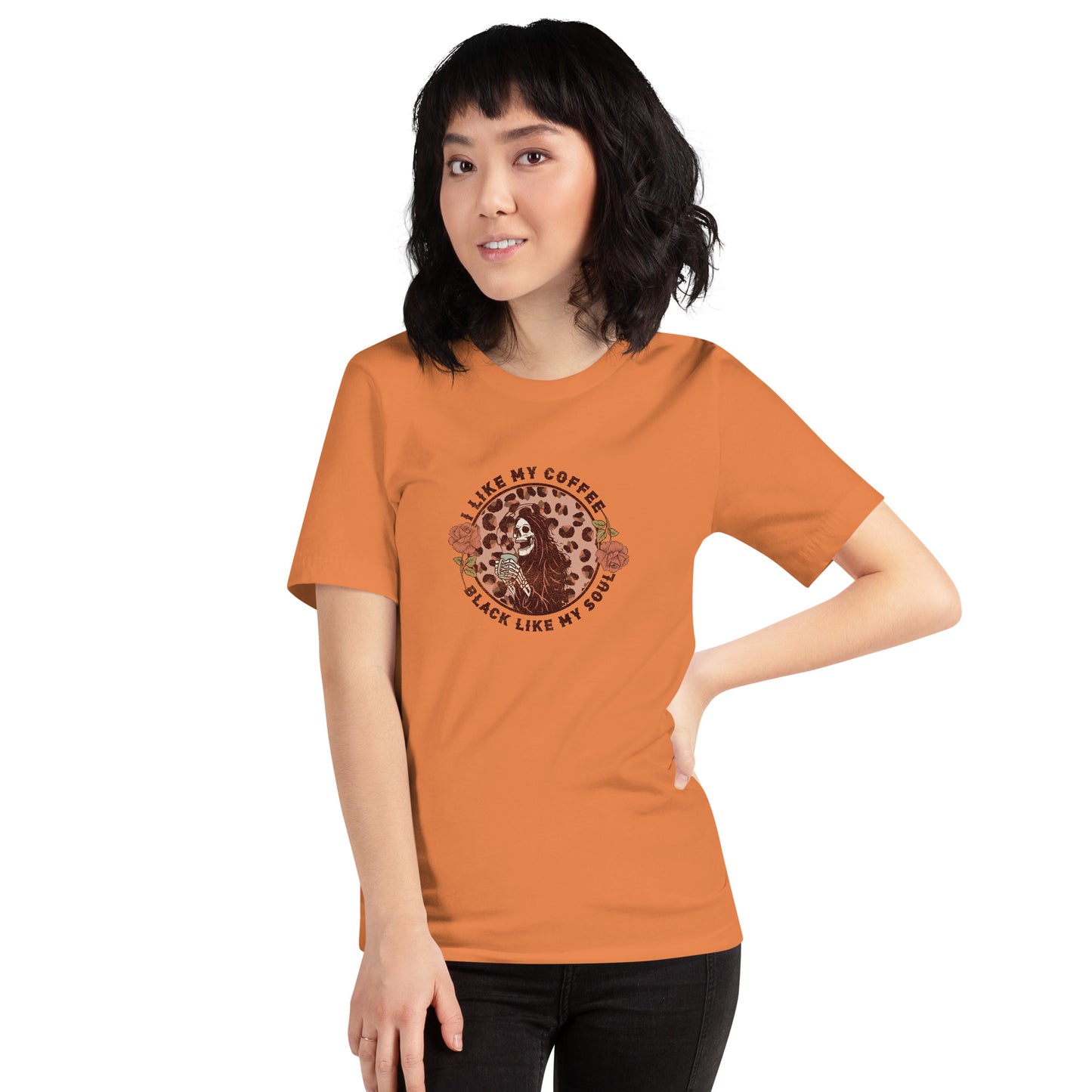 "I Like My Coffee Black Like My Soul" / Unisex t-shirt
