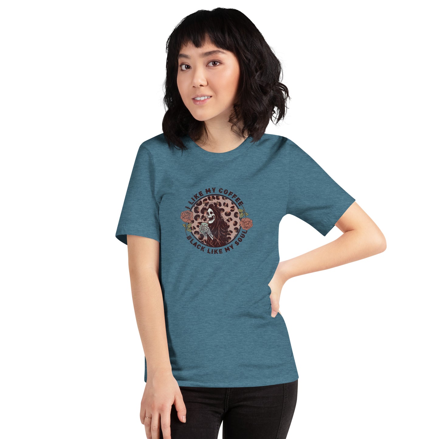 "I Like My Coffee Black Like My Soul" / Unisex t-shirt