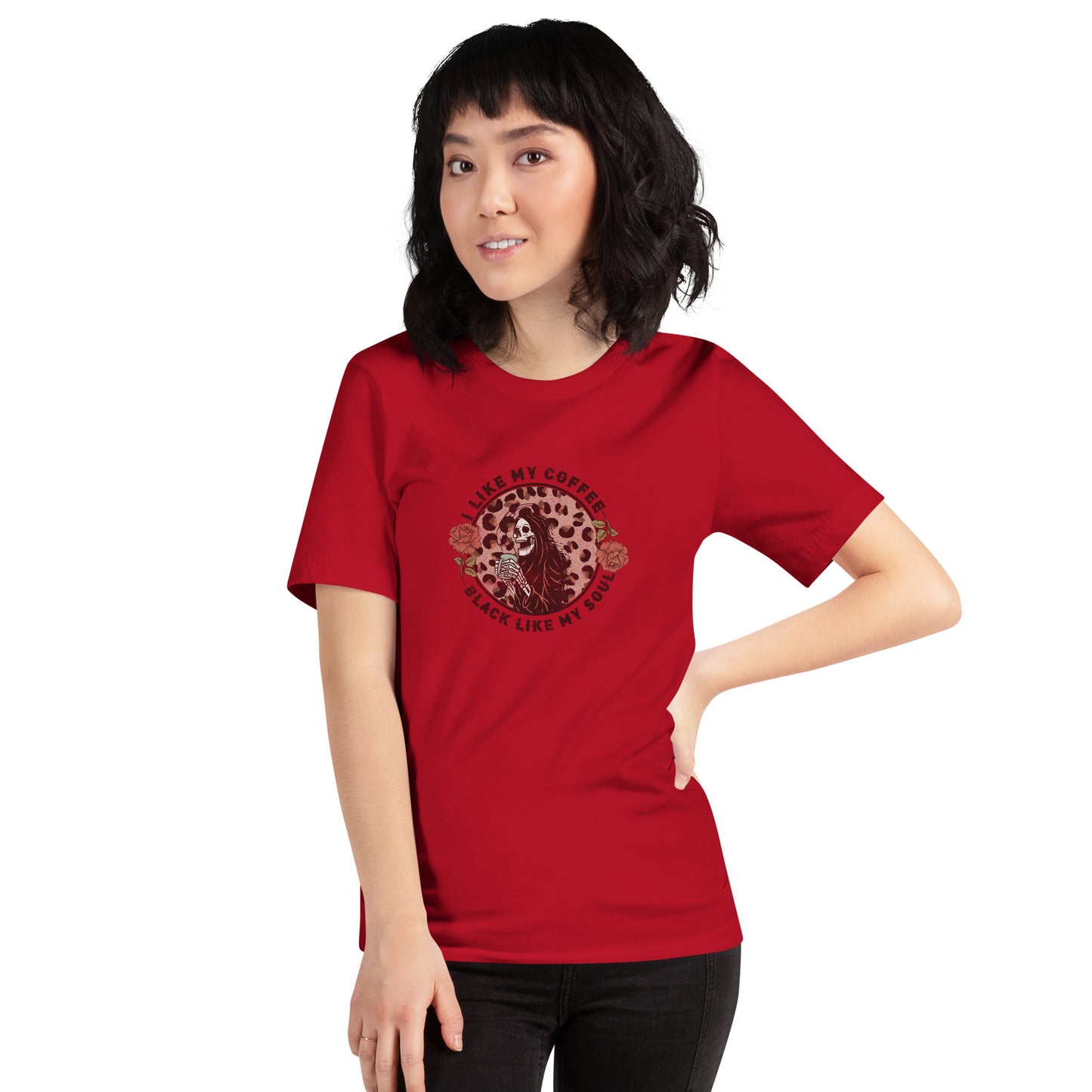 "I Like My Coffee Black Like My Soul" / Unisex t-shirt