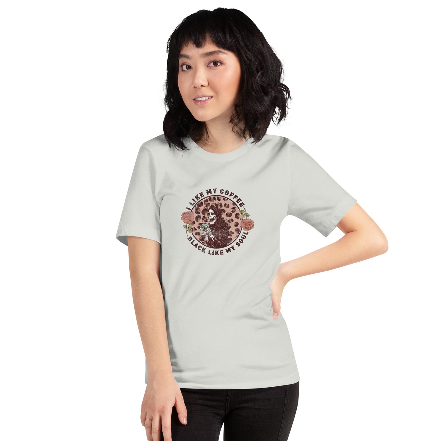 "I Like My Coffee Black Like My Soul" / Unisex t-shirt
