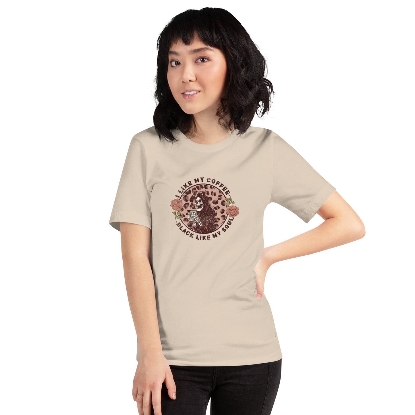 "I Like My Coffee Black Like My Soul" / Unisex t-shirt
