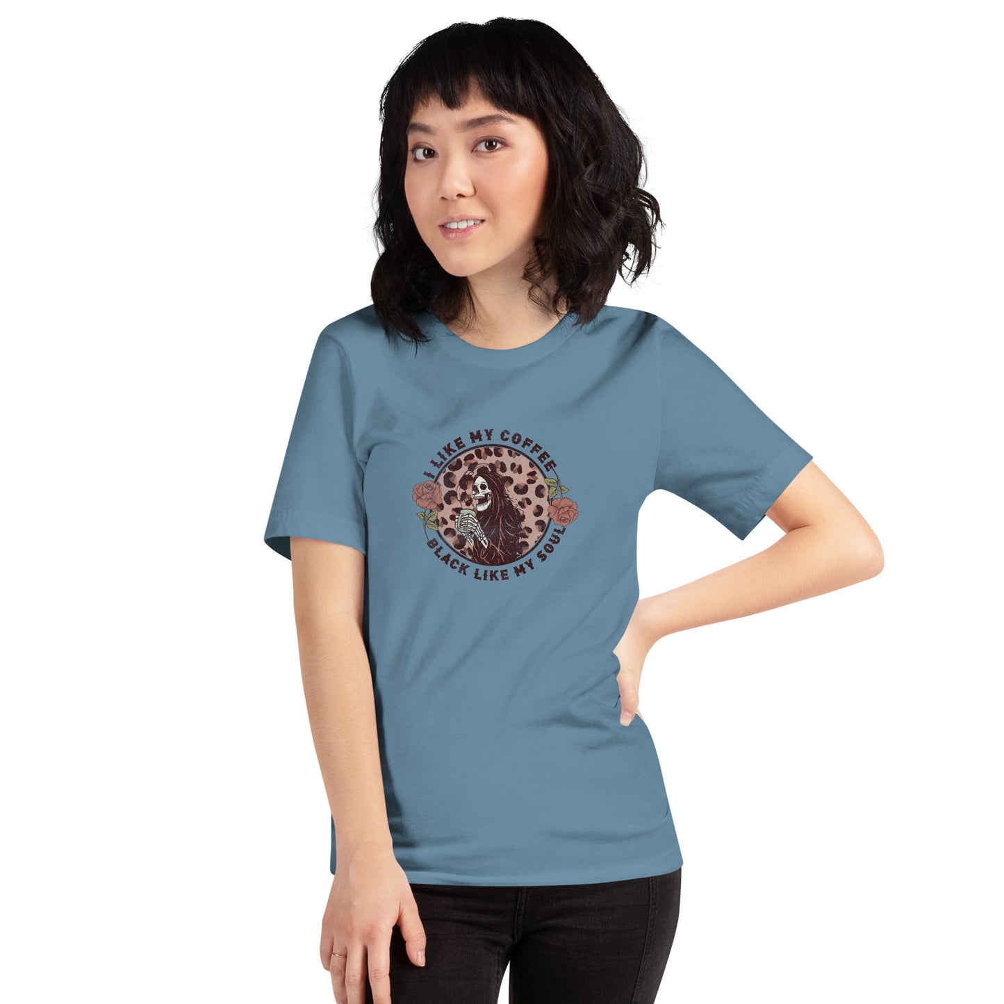 "I Like My Coffee Black Like My Soul" / Unisex t-shirt