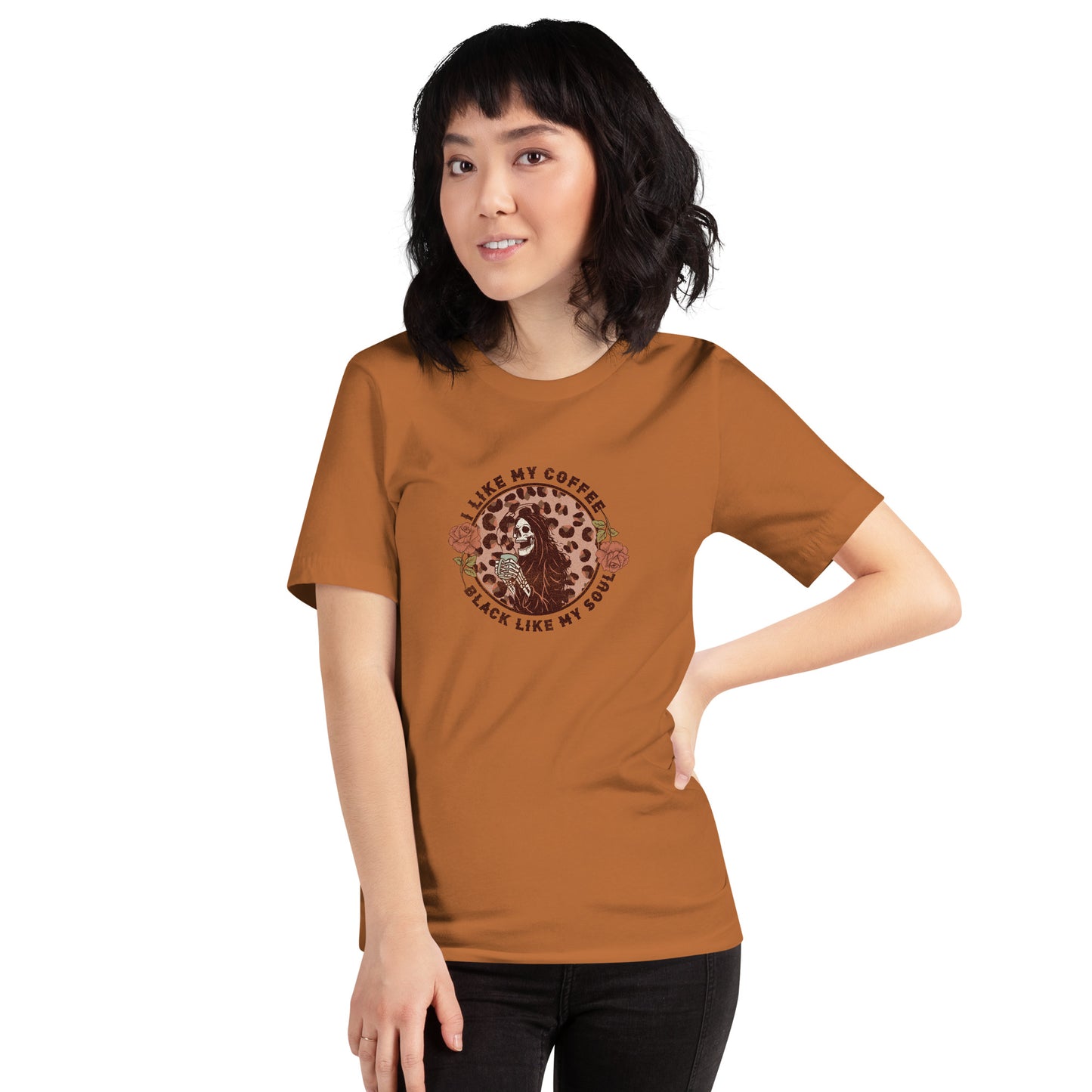 "I Like My Coffee Black Like My Soul" / Unisex t-shirt