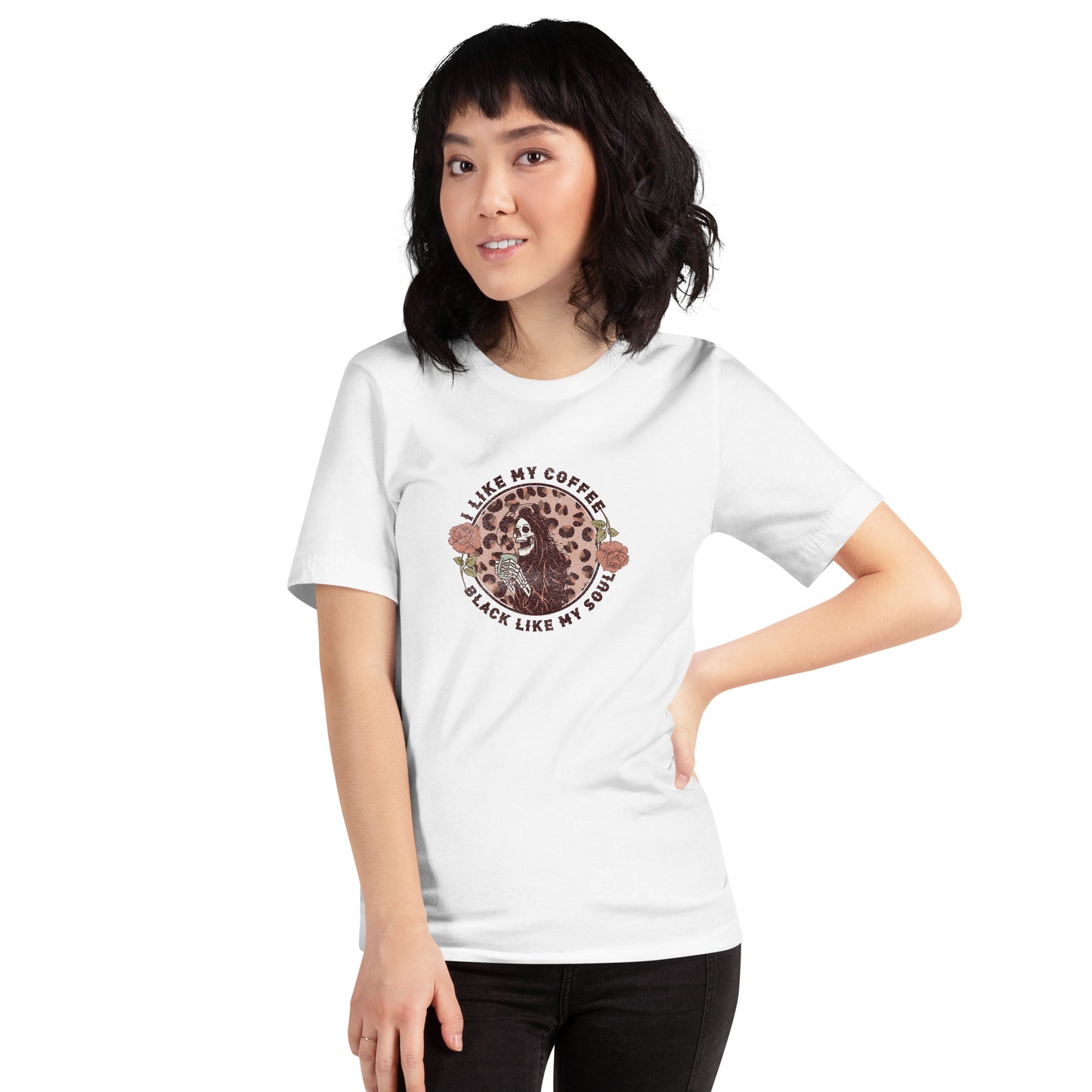 "I Like My Coffee Black Like My Soul" / Unisex t-shirt