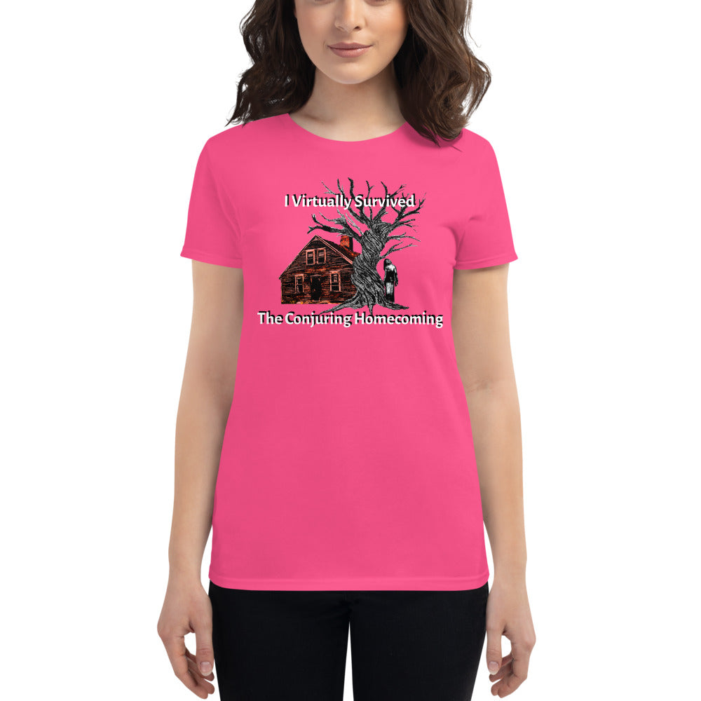 Women's I Virtually Survived the Conjuring Homecoming w DZ logo on back