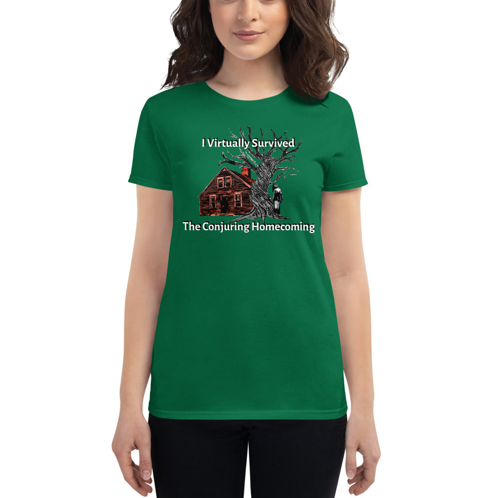 Women's I Virtually Survived the Conjuring Homecoming w DZ logo on back