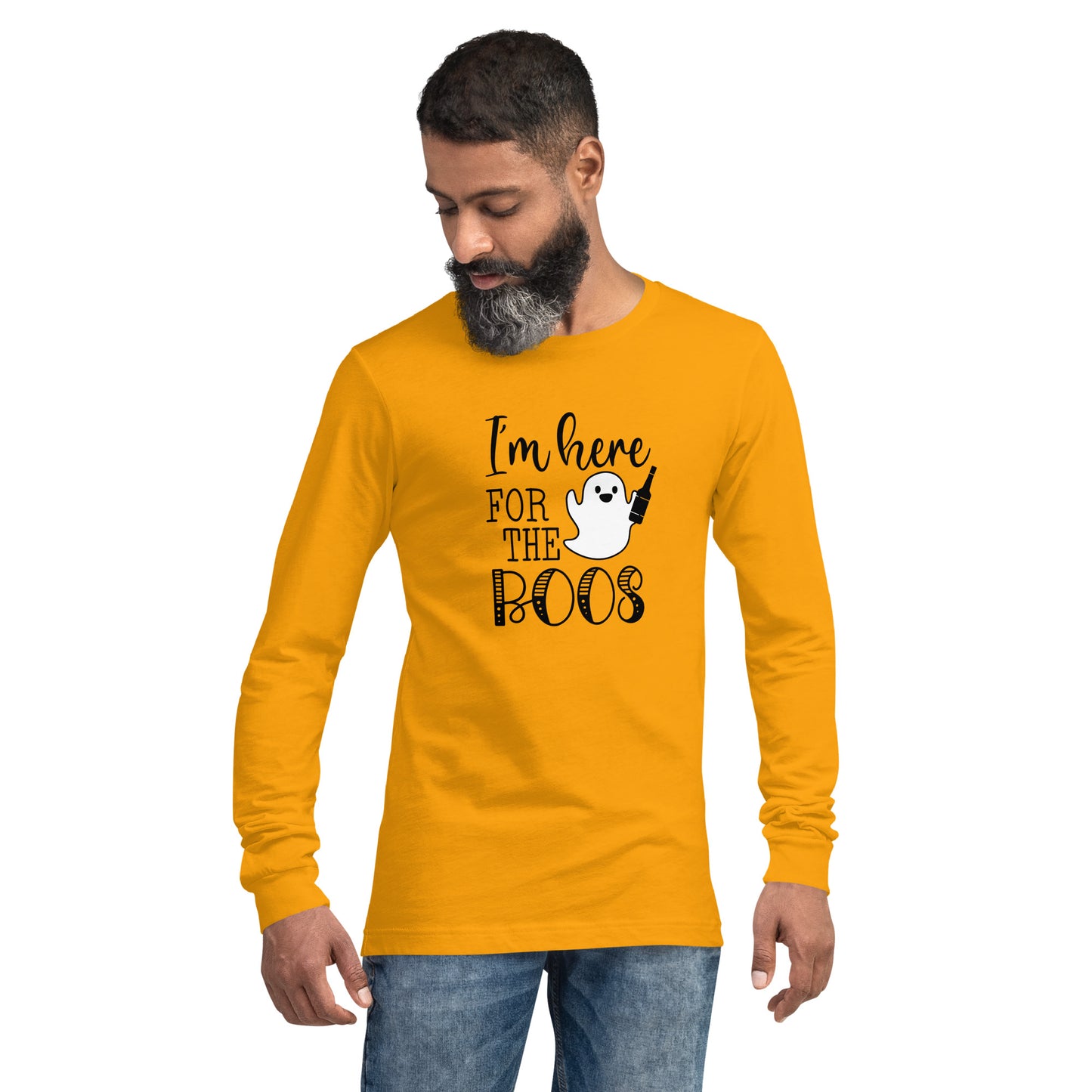 "I'm Here for the Boos" / Unisex Long Sleeve Tee