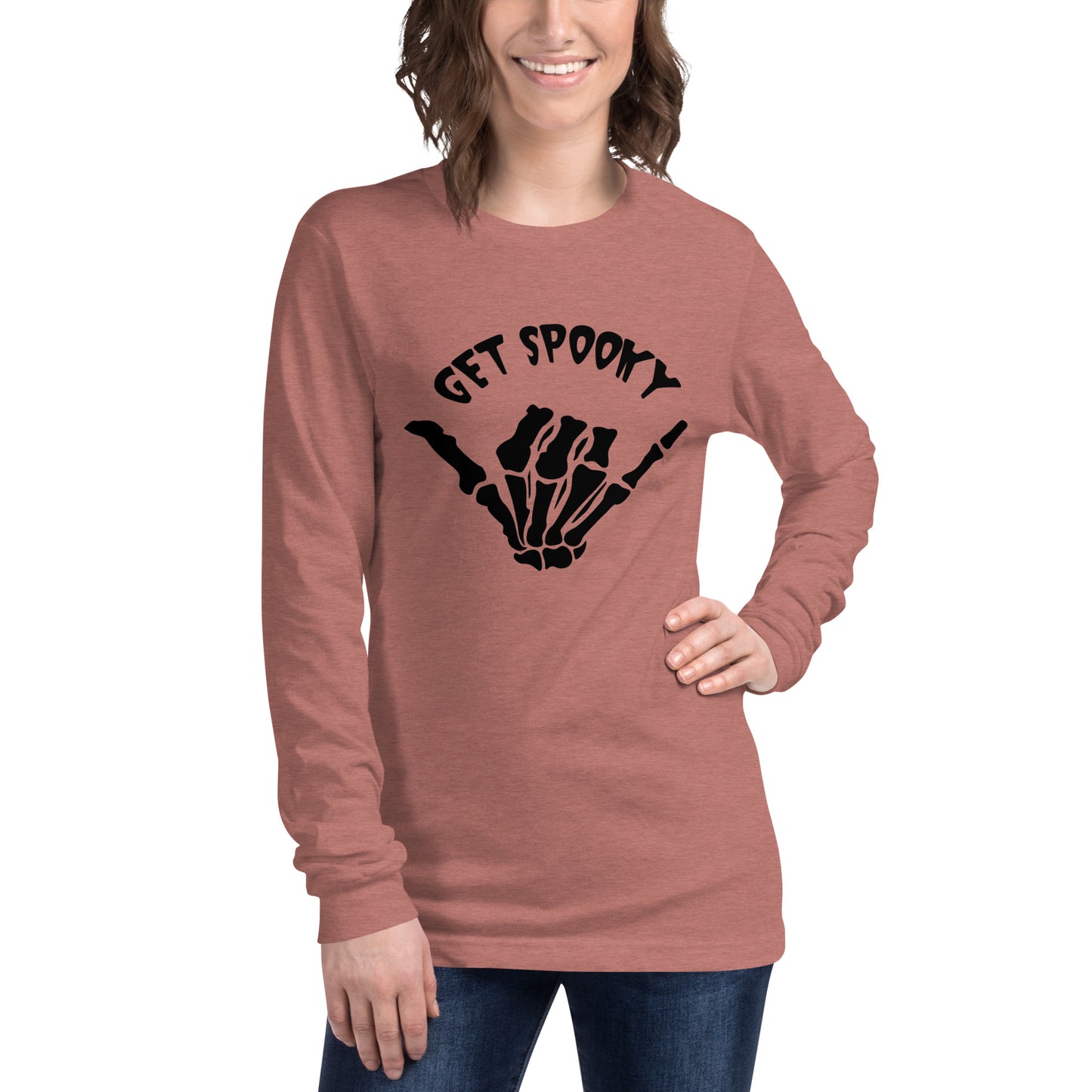 Get Spooky (black) Unisex Long Sleeve Tee