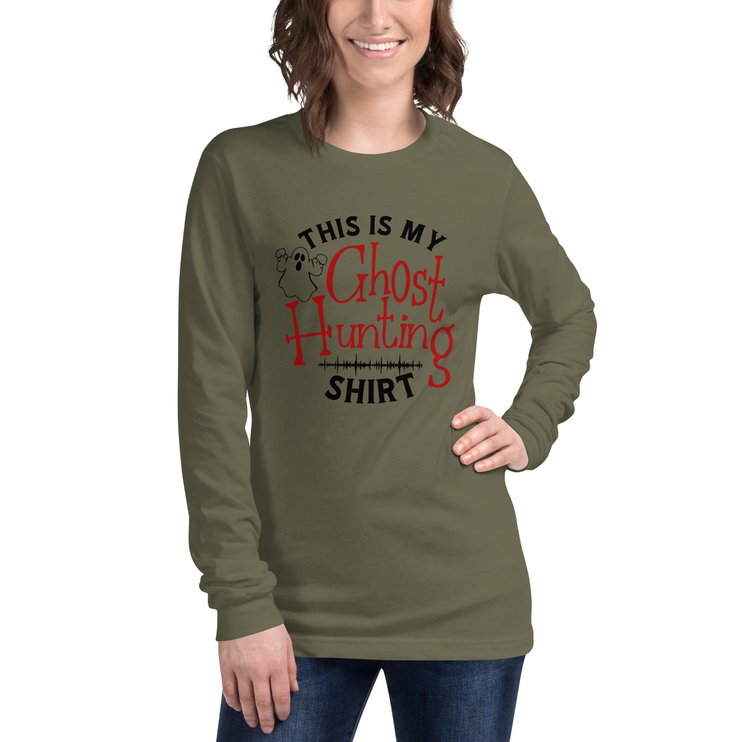 "This is My Ghost Hunting Shirt" / Unisex Long Sleeve Tee