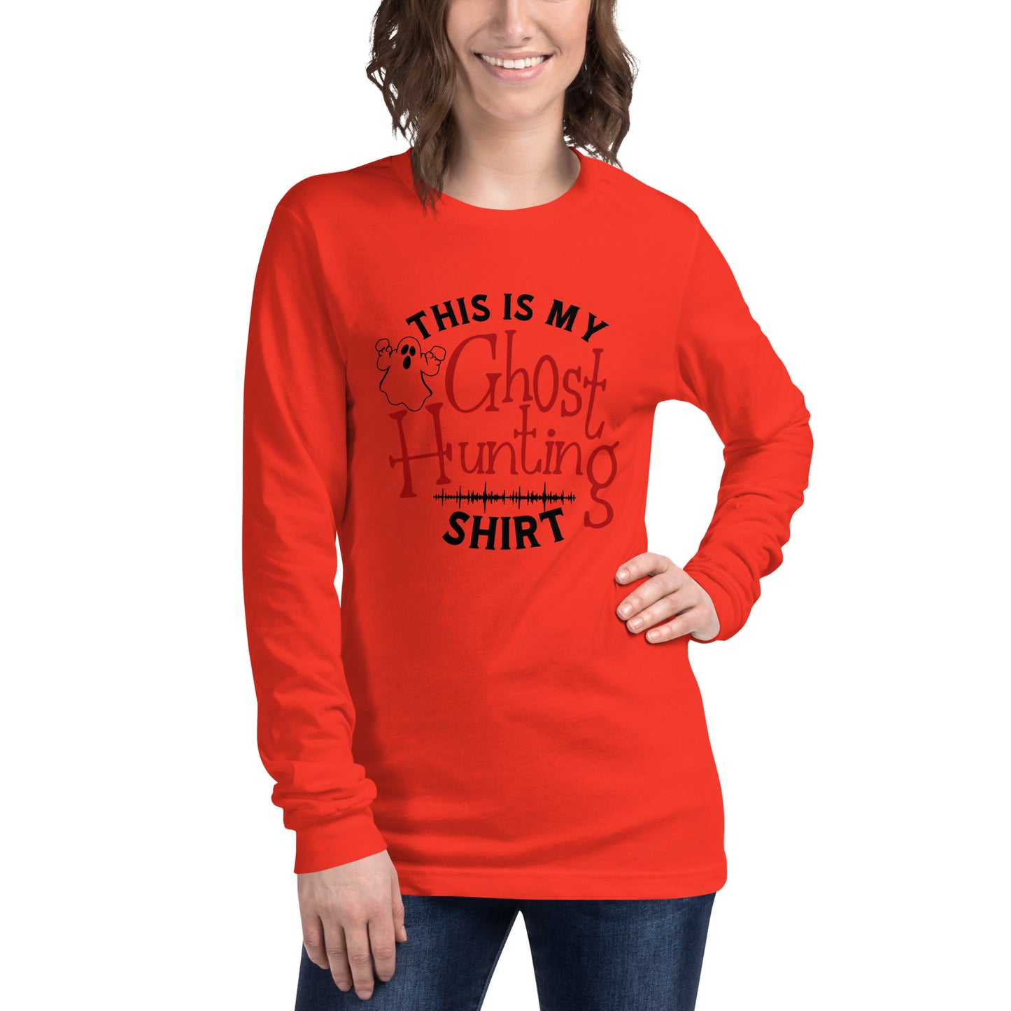 "This is My Ghost Hunting Shirt" / Unisex Long Sleeve Tee