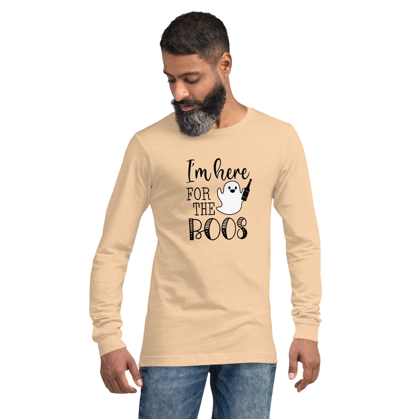 "I'm Here for the Boos" / Unisex Long Sleeve Tee