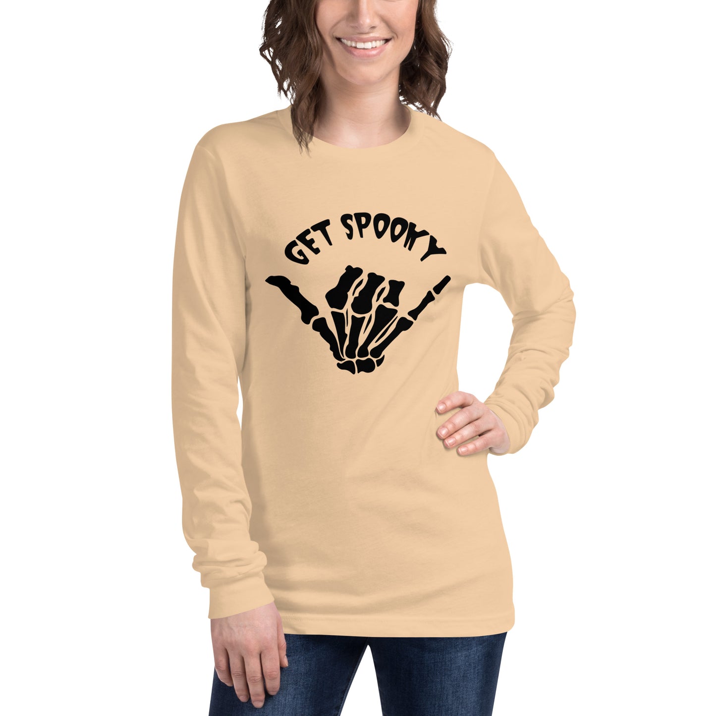 Get Spooky (black) Unisex Long Sleeve Tee