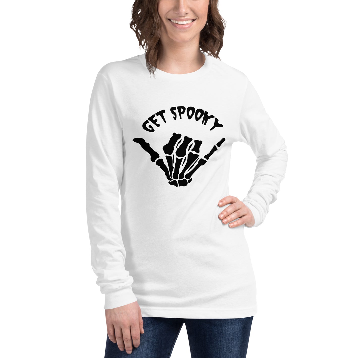 Get Spooky (black) Unisex Long Sleeve Tee